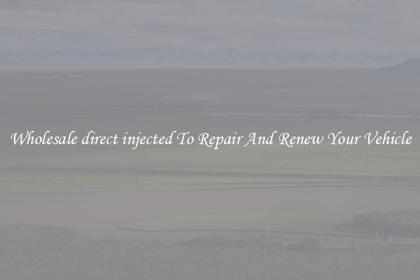 Wholesale direct injected To Repair And Renew Your Vehicle