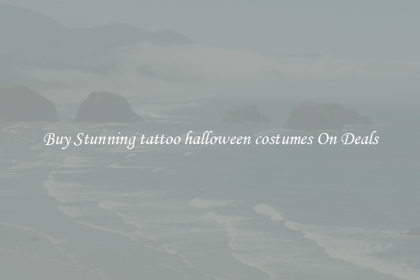Buy Stunning tattoo halloween costumes On Deals