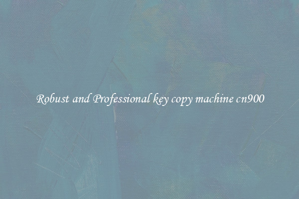 Robust and Professional key copy machine cn900