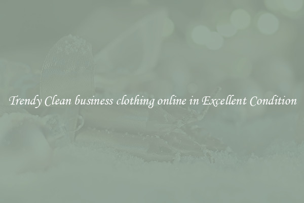 Trendy Clean business clothing online in Excellent Condition