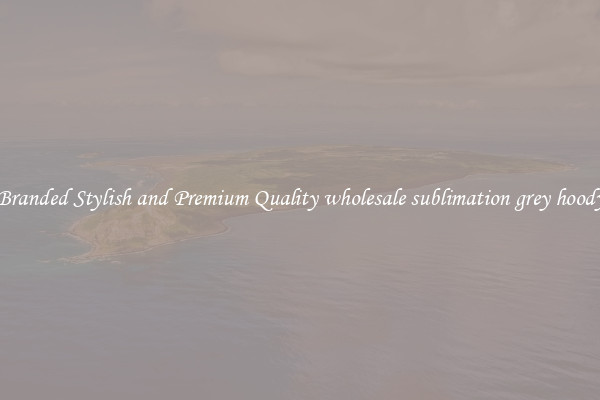 Branded Stylish and Premium Quality wholesale sublimation grey hoody