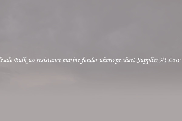 Wholesale Bulk uv resistance marine fender uhmwpe sheet Supplier At Low Prices